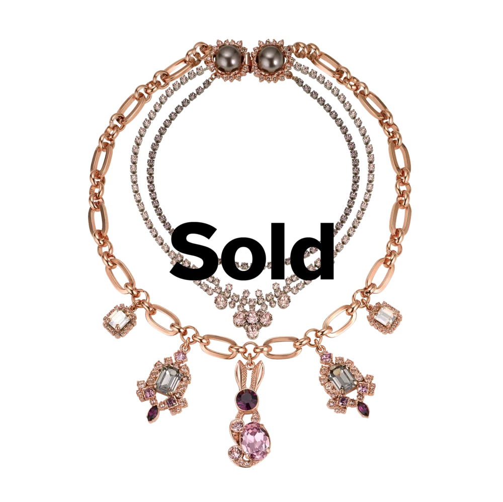 Tiered Bunny Necklace