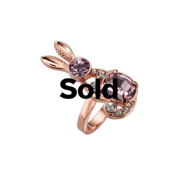 Crystal Bunny Ring